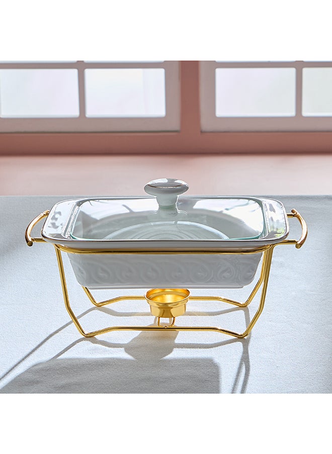 Home Box Luxe Rectangular Casserole with Glass Lid - Image 2